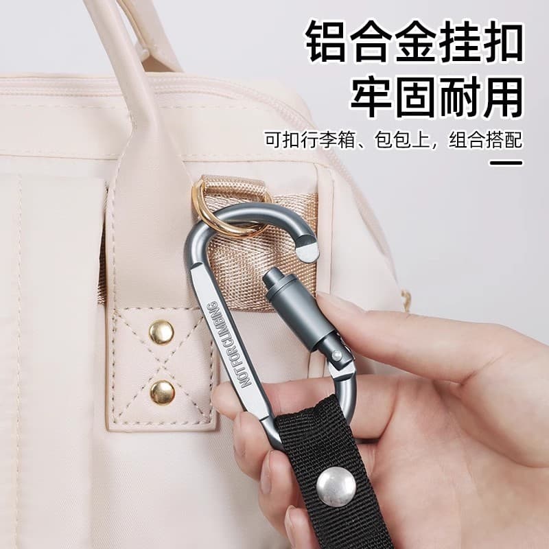 Fivela de bagagem anti-queda multifuncional mochila bloqueio fivela mala fivela externa Universal gancho anti-perdido co