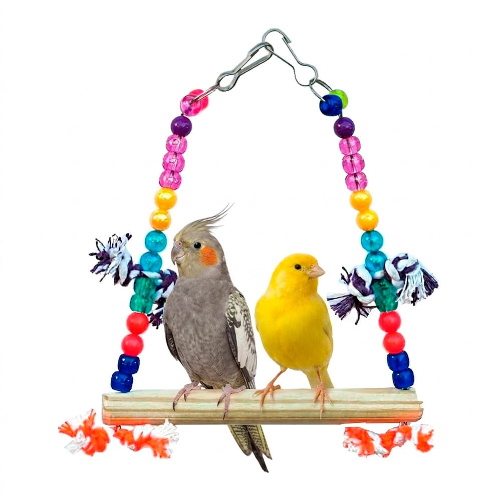 Brinquedo para Calopsita Balanço Trapézio Happy Bird 10223 Psitacídeos Aves Gaiola Diversão