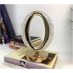 Luminária Mesa LED Oval USB Abajur Leitura Estudo Luz Iluminação Decorativa Presente Clarear Lampada