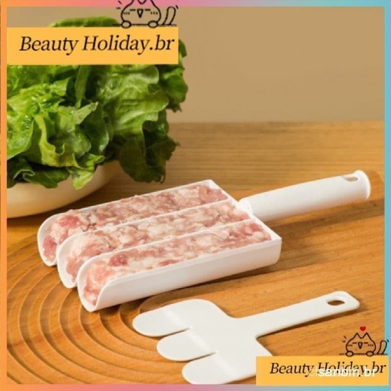 [Máquina 3 Em 1 Para Fazer Almôndegas De Carne Útil Conjunto De Bolas De Peixe Ferramenta De Cozimento [Preferido]