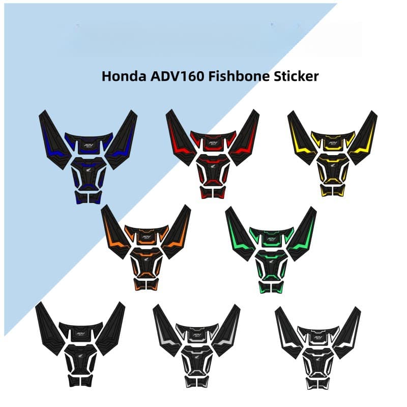 Novo Ajuste Honda ADV 160 adv160 2022-2024 Modificação Da Motocicleta Adesivo Decorativo De Borracha Para Tanque De Comb