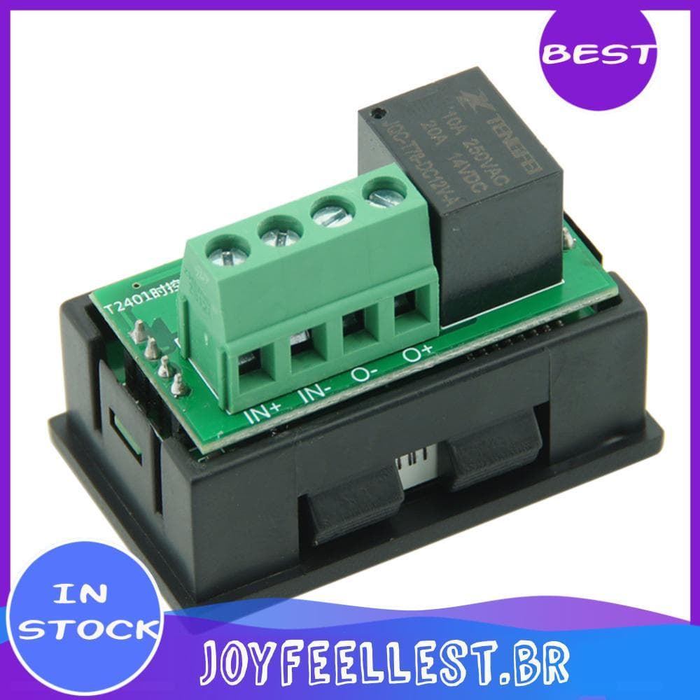 DC 12V LED Temporizador Digital Relé Display Duplo Ciclo Interruptor De Controle De Tempo 0.56 Polegada Acessórios 0-999