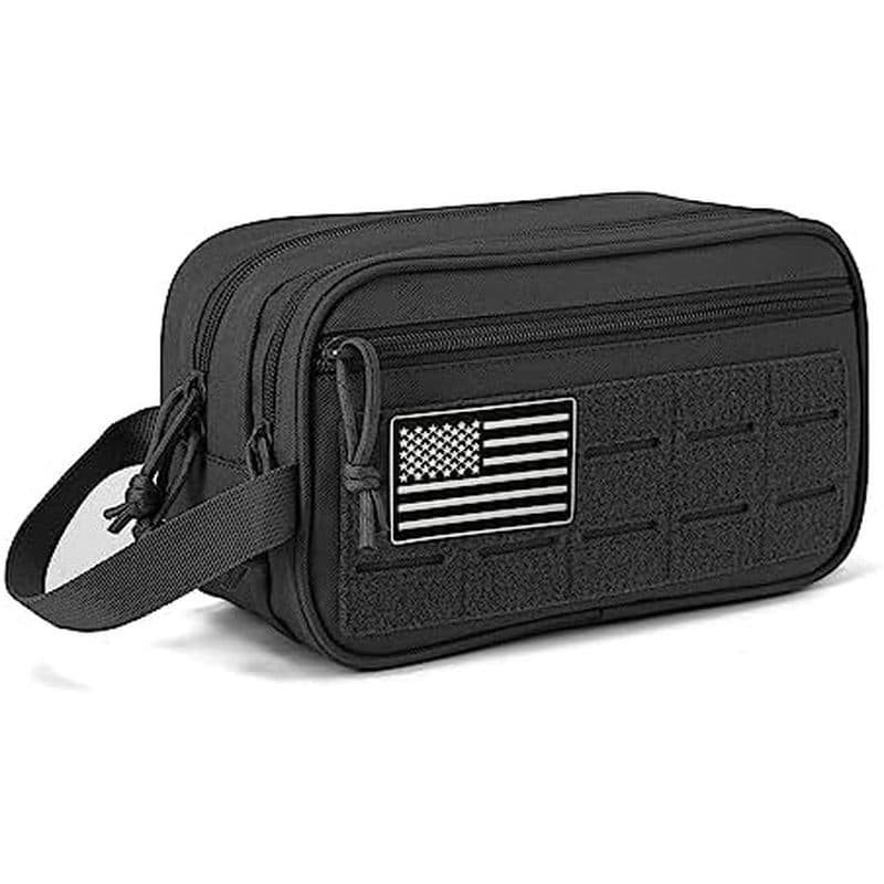 QT & amp ; QY Bolsa De Higiene Tática Para Homens , EDC , Ferramenta Militar , Bolsas Molle , Kit Pequeno Dopp De Barbea