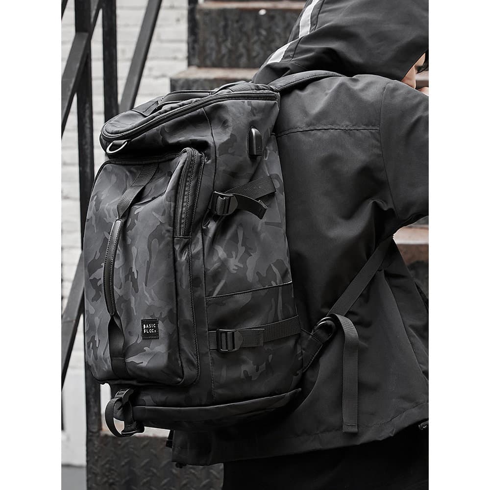 Mochila masculina de grande capacidade, multifuncional, montanhismo, viagem, basquete, esportes, Fitness, mochila de via