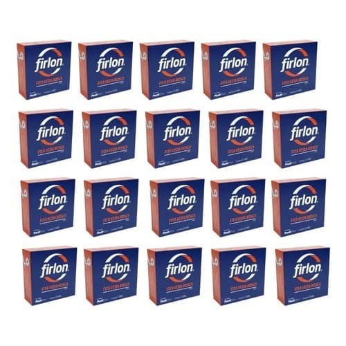Kit 20 Fita Veda Rosca 12mm X 50 Metros Firlon Branco