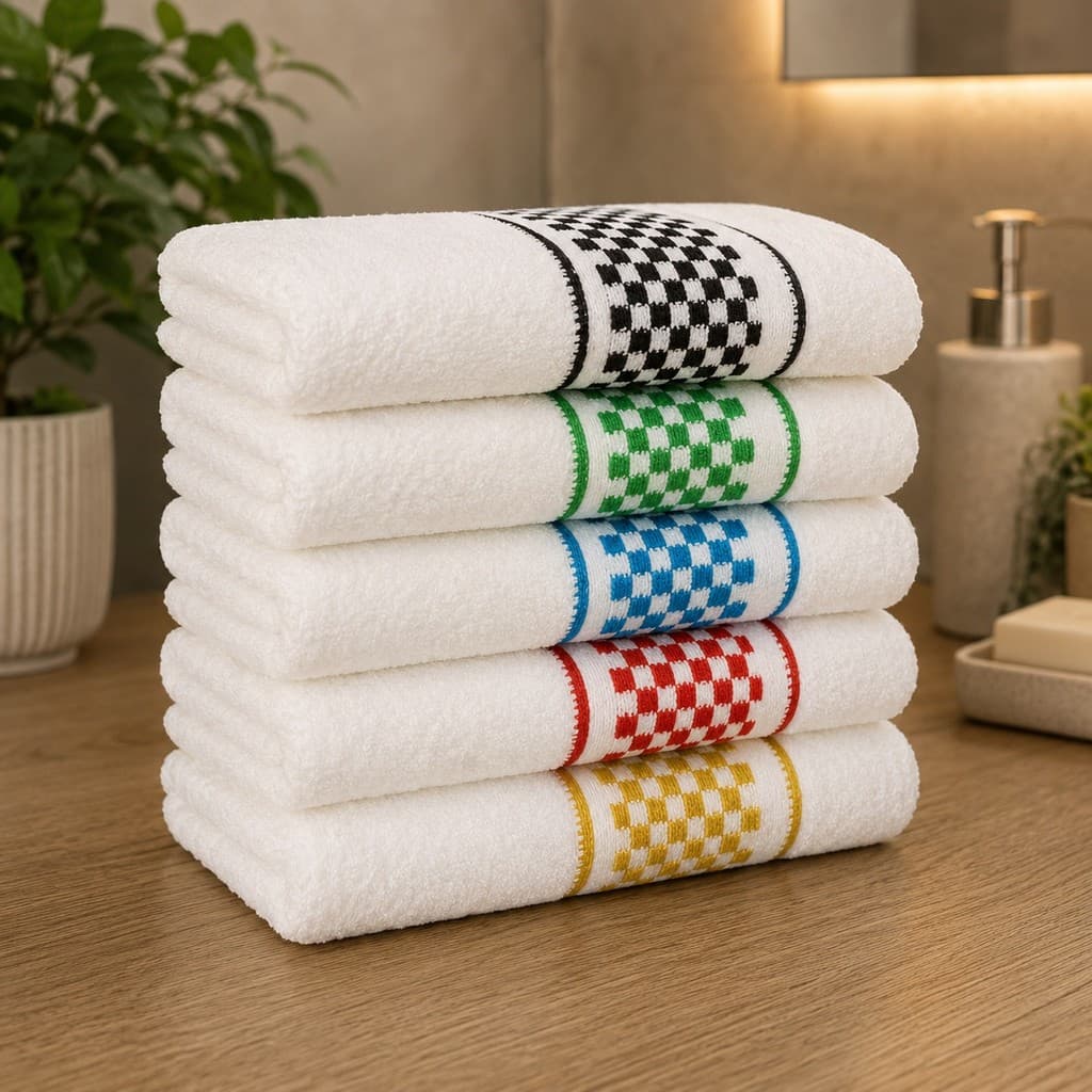 Kit 3 Panos de Prato Jacquard 45x70 Atoalhado Toalha Copa Premium Gourmet Luxo