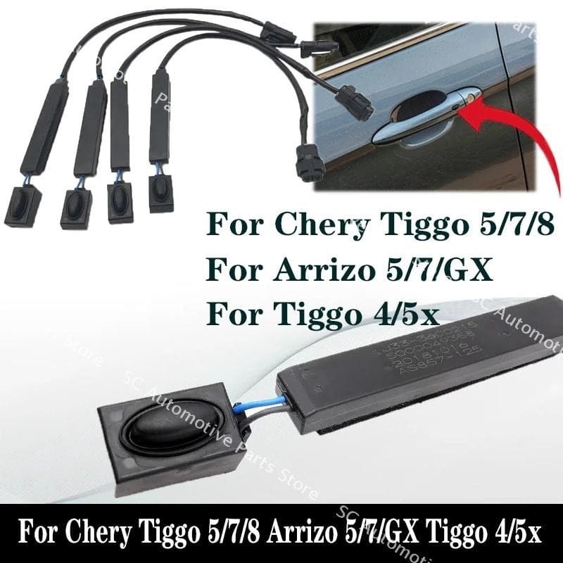 SC Para Chery Tiggo 5/7/8 Arrizo GX 4/5x Linhas De Detecção De Sensor De Maçaneta De Porta De Entrada Sem Chave Acessóri