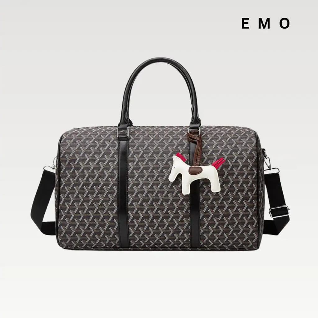 Bolsa de Viagem EMO Duffel, Bolsa de Mão Feminina de Grande Capacidade para Viagens de Curta Distância, Viagens de Negóc