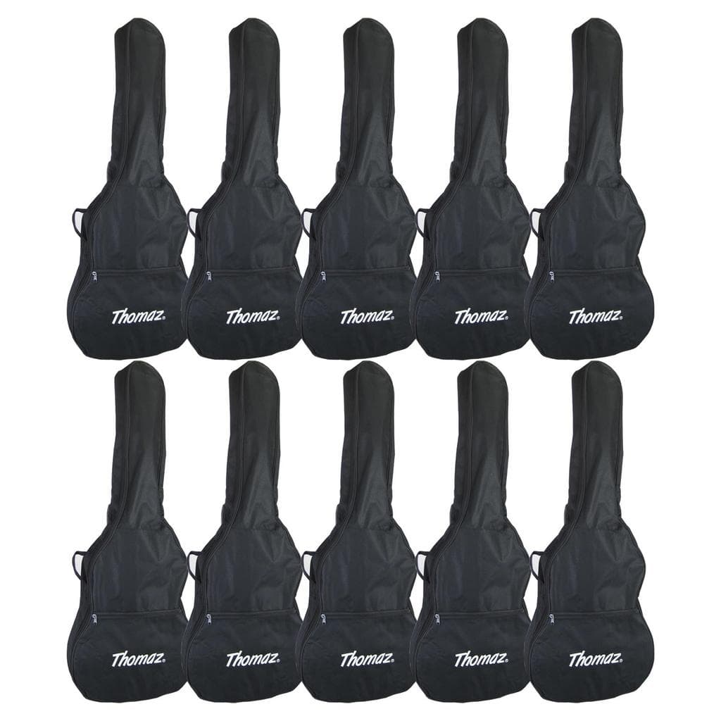 Kit 10 Capas para Violão Clássico Acústico Preta Thomaz