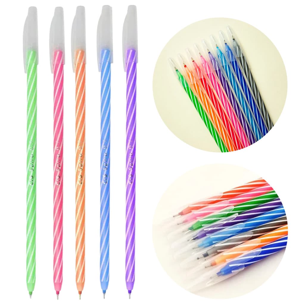 Caneta Spiro 0,7 Mm Cis Esferográfica Kit com 5 Unidades Coloridas