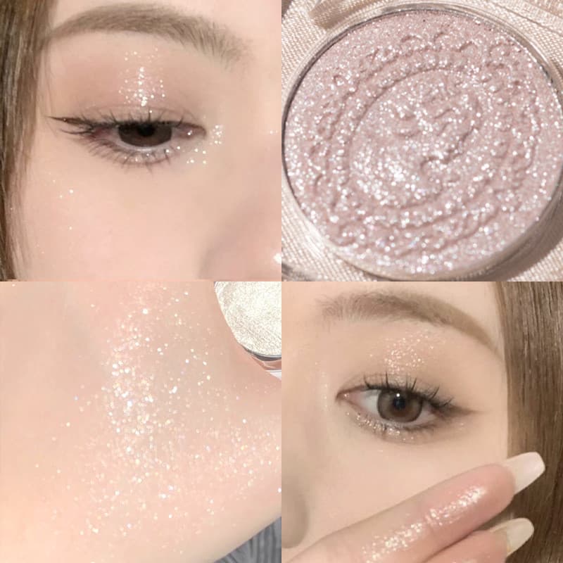 Paleta de sombras Yabaolian fino piscando monocromático sombra pérola Glitter paleta de sombras maquiagem beleza paleta