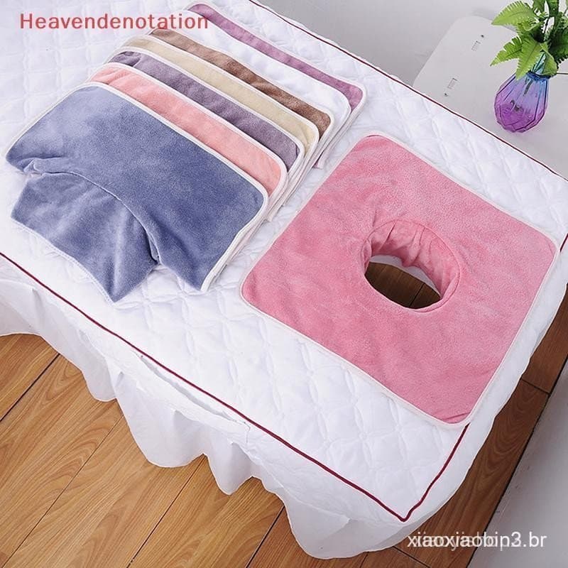 HDBR 35 * 35 Cm Espessado Beleza SPA Massagem Mesa Prancha Toalha Facial Com Buraco Cama HDD