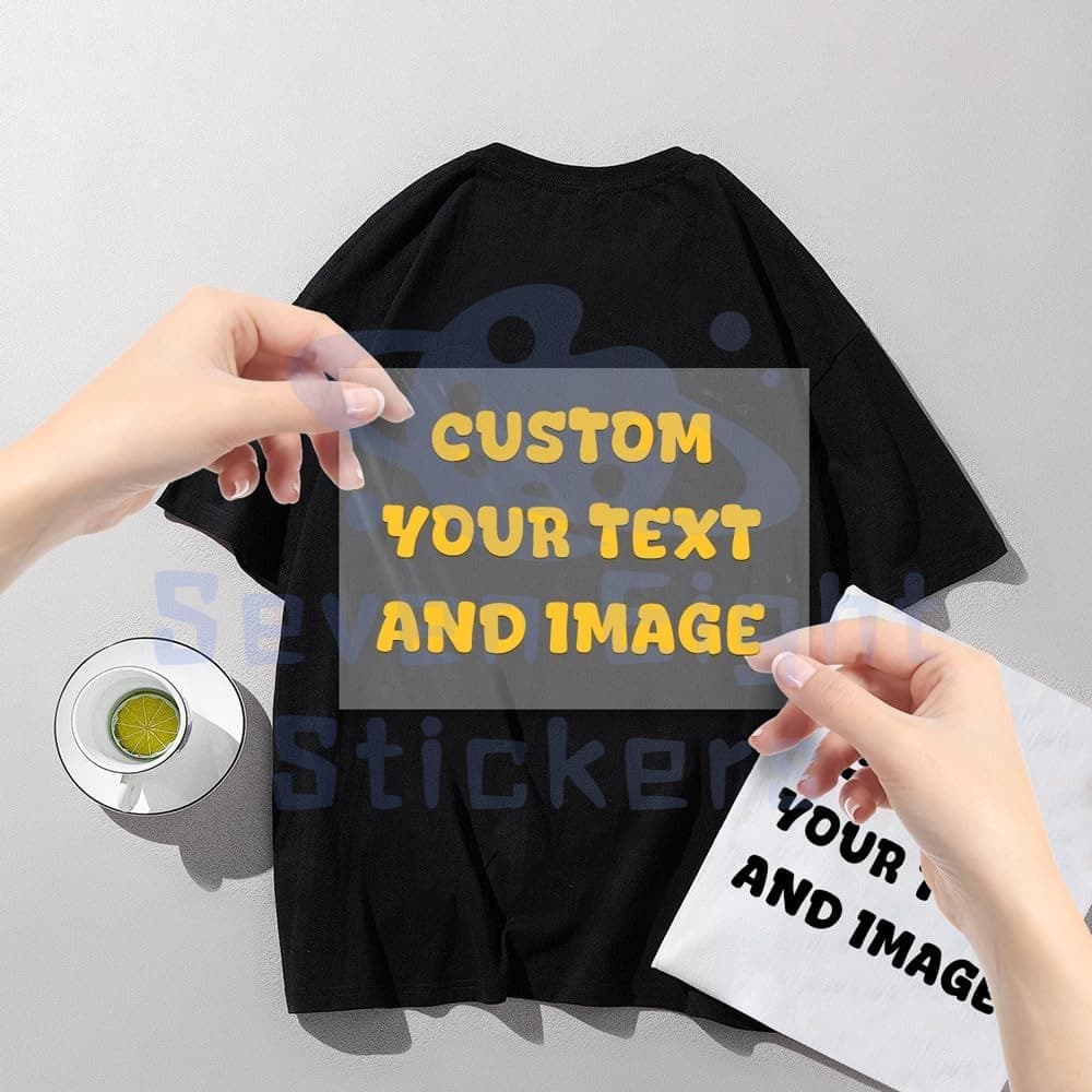 Etiquetas Adesivas De Transferência De Calor Personalizadas Para Camisas/Roupas/Bolsas/Chapéus | Adesivos Personalizados