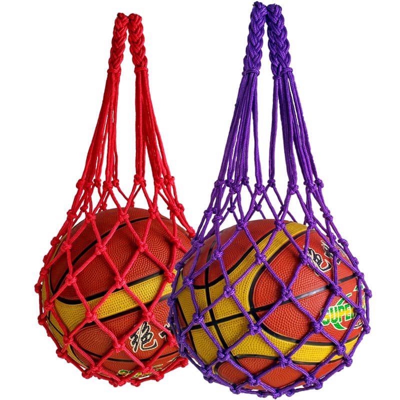 Rack de armazenamento de bolsa de basquete com rede