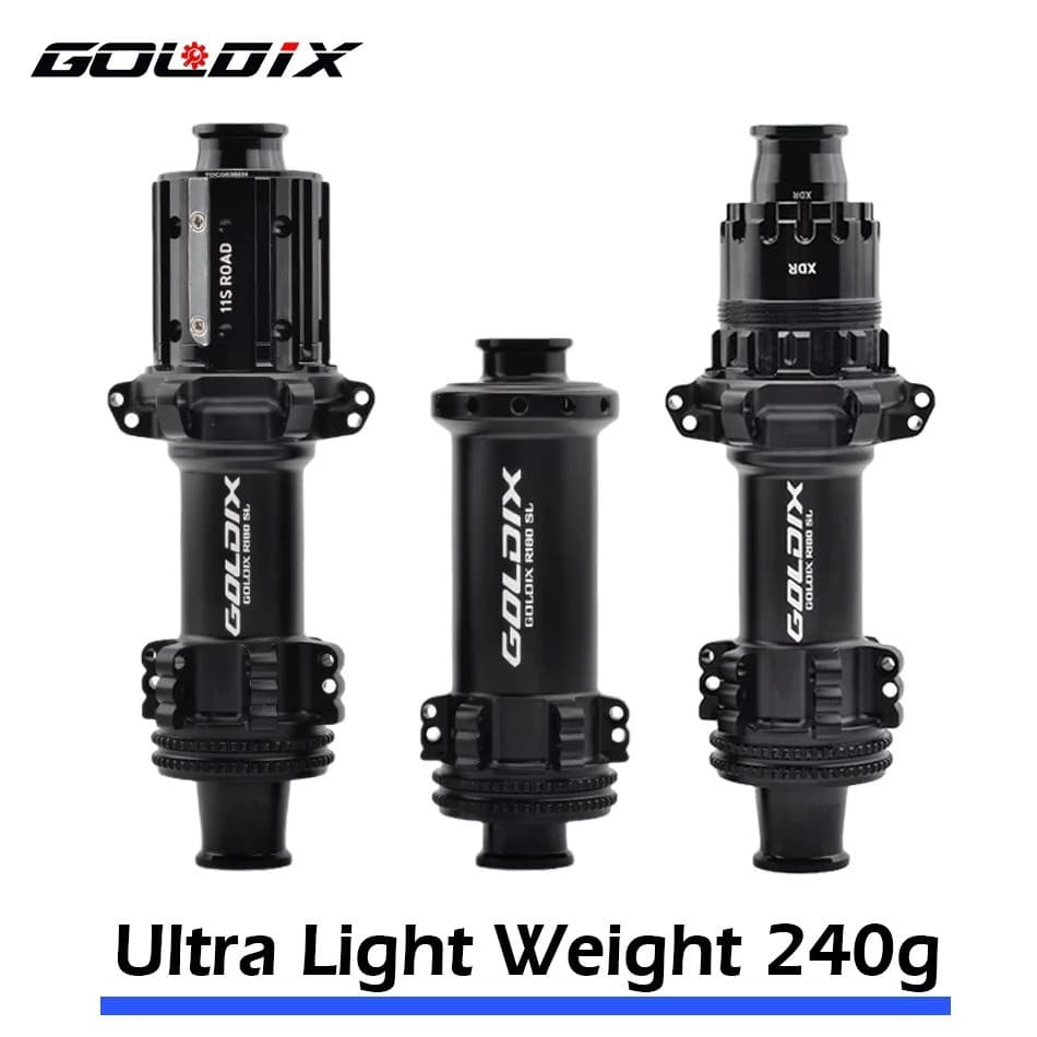 GOLDIX 180SL Road Hub Ultra Leve 240g Disco De Travamento Central Catraca De 24 Furos 36T Reto