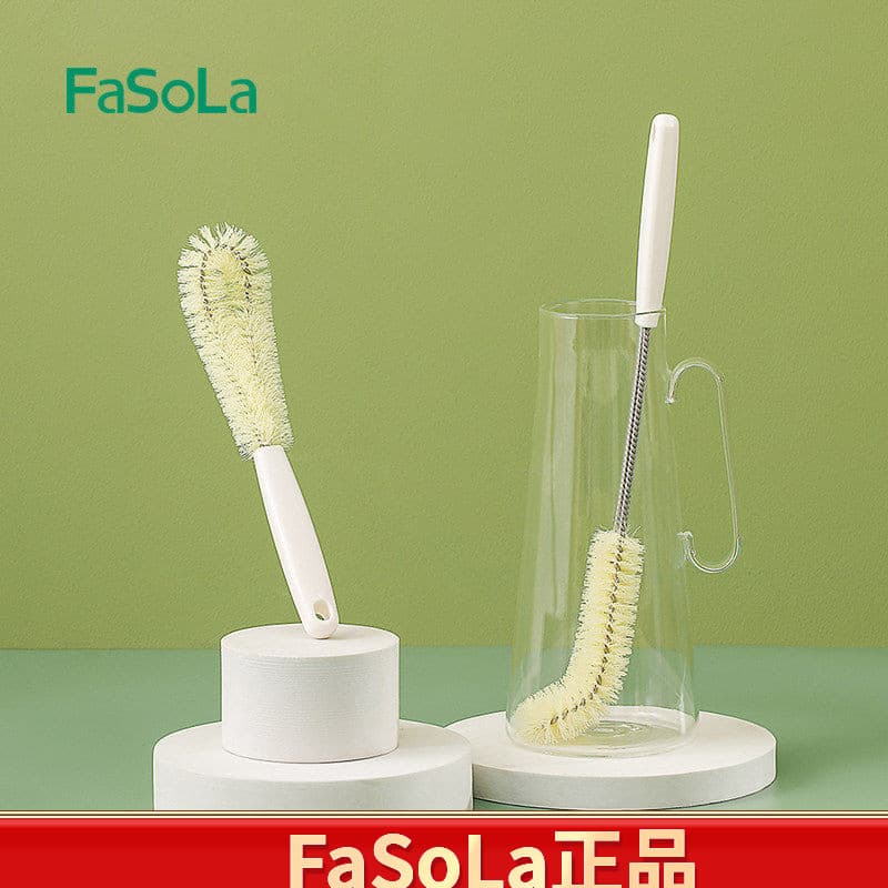 FaSoLa copo escova térmica copo escova de cozinha copo lavagem ferramenta útil limpeza copo de água escova de chá escova