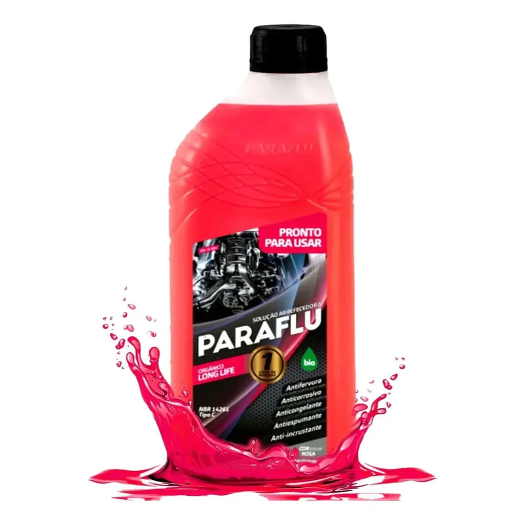 Fluido Para Radiador Pronto Uso Paraflu 1L Líquido Aditivo Premium Qualidade Carros Radiador Novo