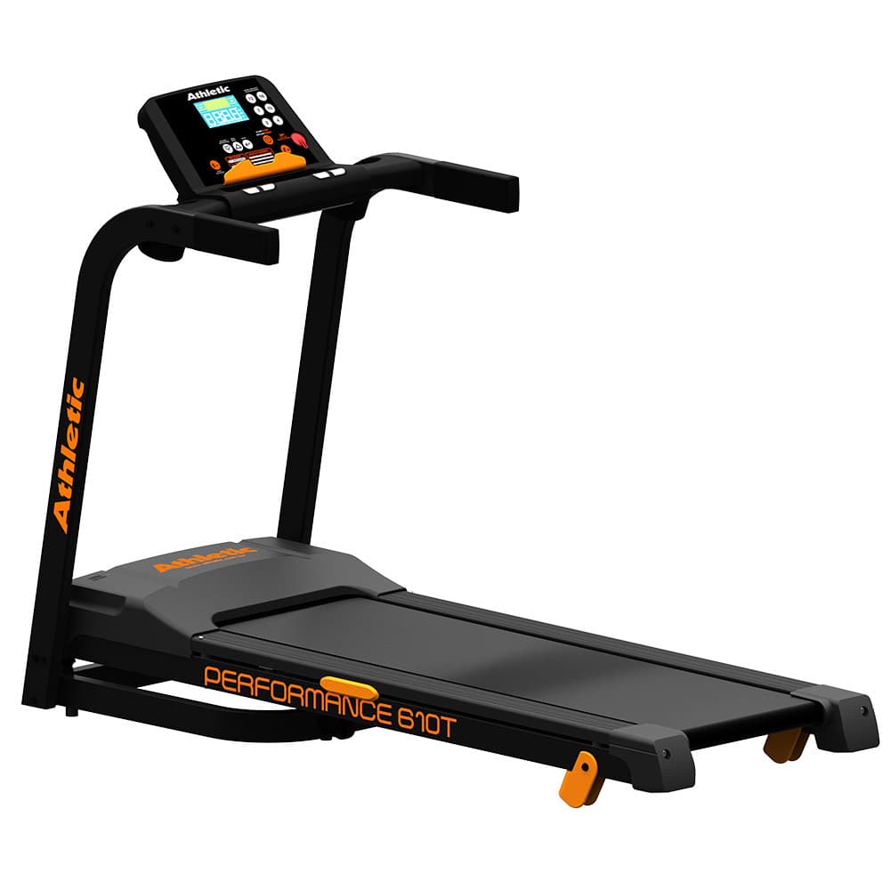 Esteira Elétrica Athletic Performance 610T 16km/h 130kg 19 Programas Dobrável Residencial