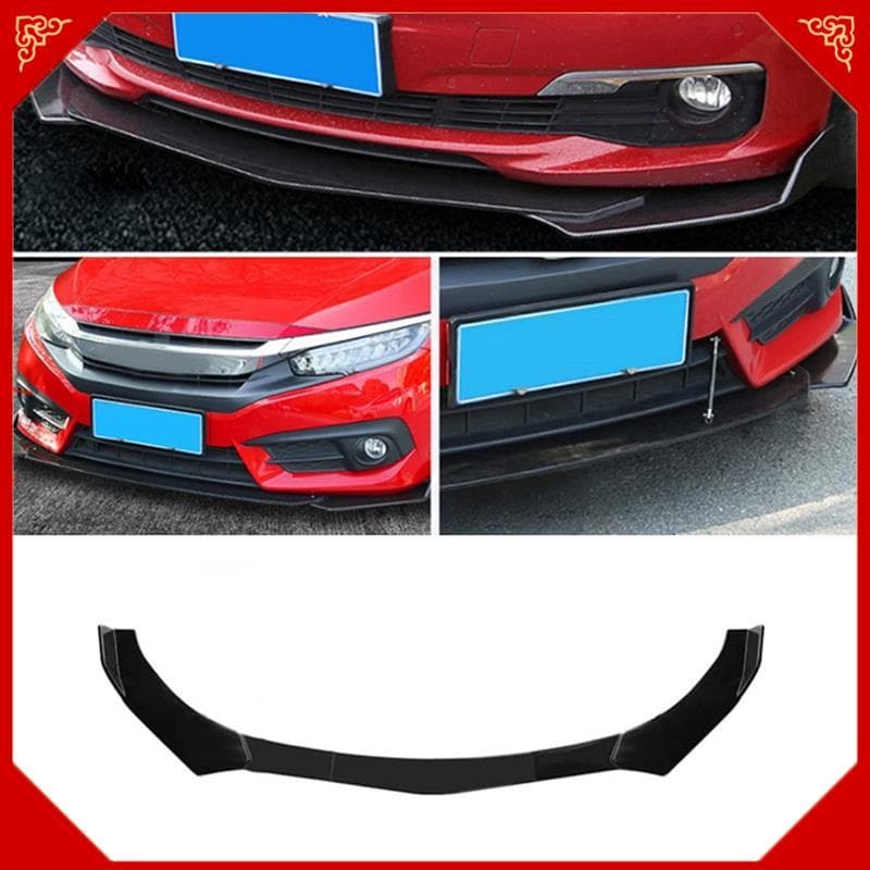 Kit De Corpo Para-Choque Dianteiro De Carro , Universal , Divisor De Lábios , Difusor De Spoiler , Carroceria Ajustável