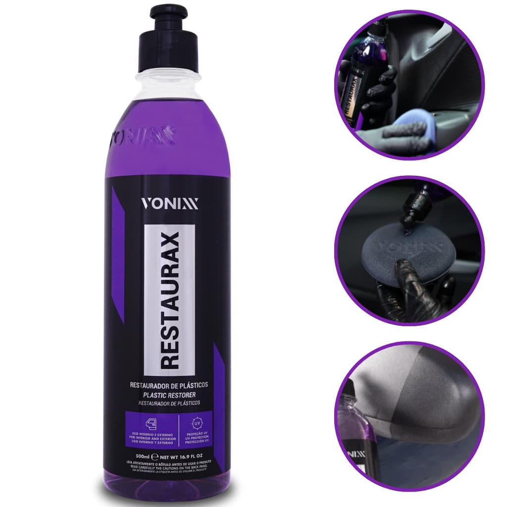 Restaurax restaurador de plásticos 500ml Vonixx