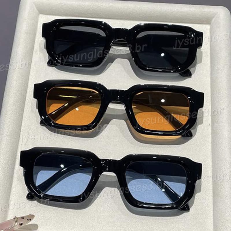 Óculos De Sol Quadrados RETRO Para Homens Mulheres Vintage Armação Grossa Proteção UV400 Moda Tons Condução Streetwear