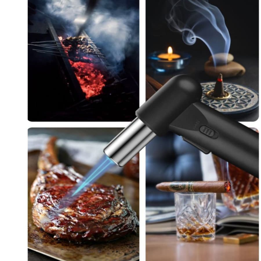 Maçarico Culinário Confeitaria Flambador Artesanato Portátil Controle Manual Chamas HZ0033