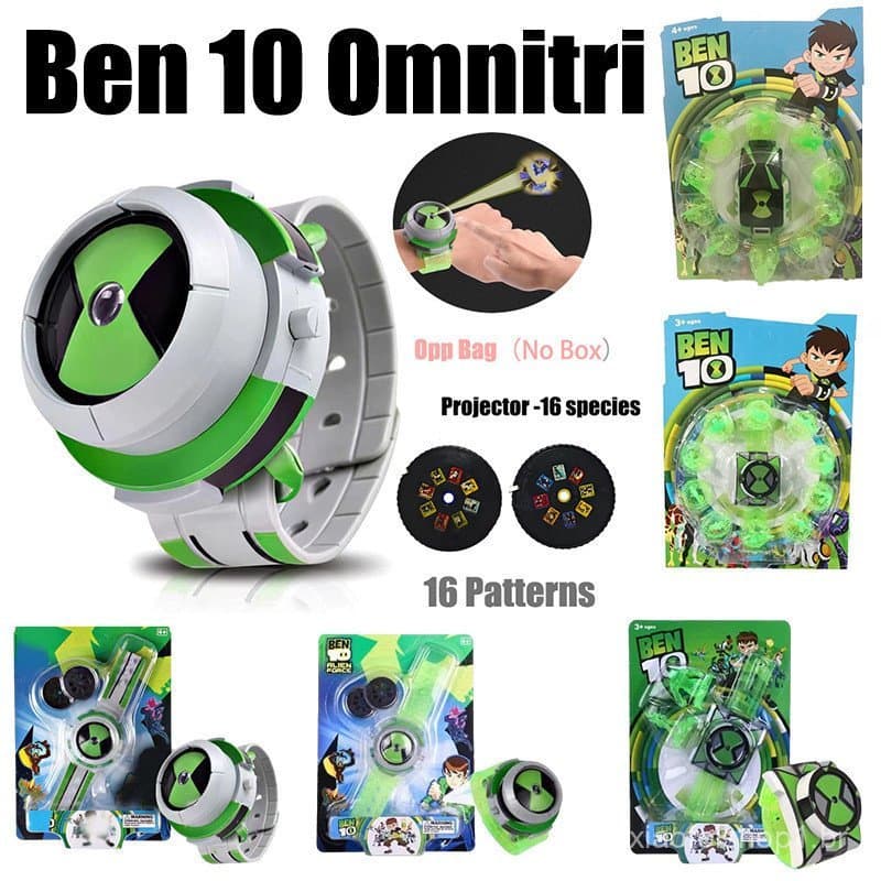 Relógio de Pulso Universal Estilo Ben 10 Modelo Multi-Função
