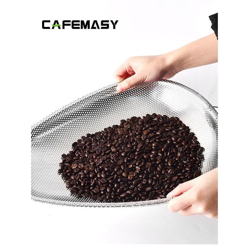 Feijão de café assar feijão resfriamento rede de feijão disco de refrigeração assar Peeling mão net luz fina pá forma ut