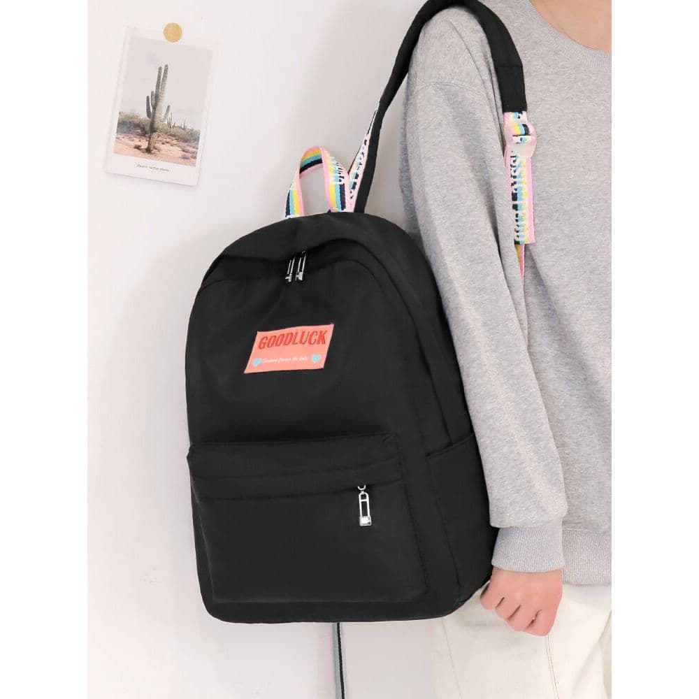 Mochila feminina de grande capacidade, mochila escolar para estudantes do ensino médio, estudantes universitários, luz d