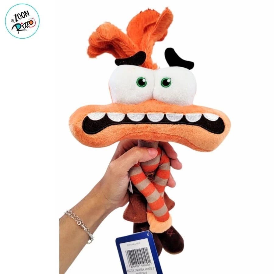 Fun - Disney Pelúcia Divertida Mente - Ansiedade 30cm