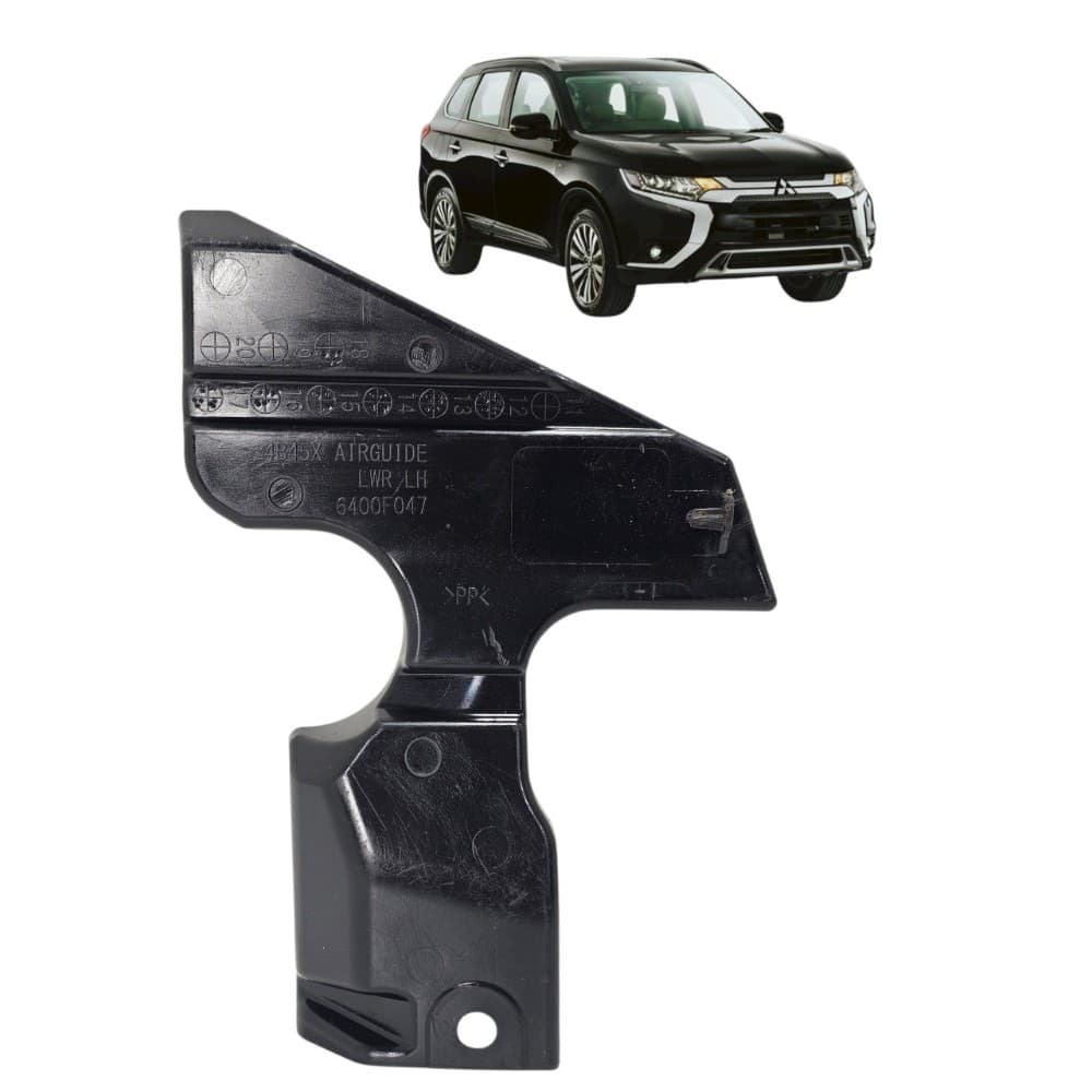 Defletor esquerdo radiador Mitsubishi Outlander 2016 a 2020