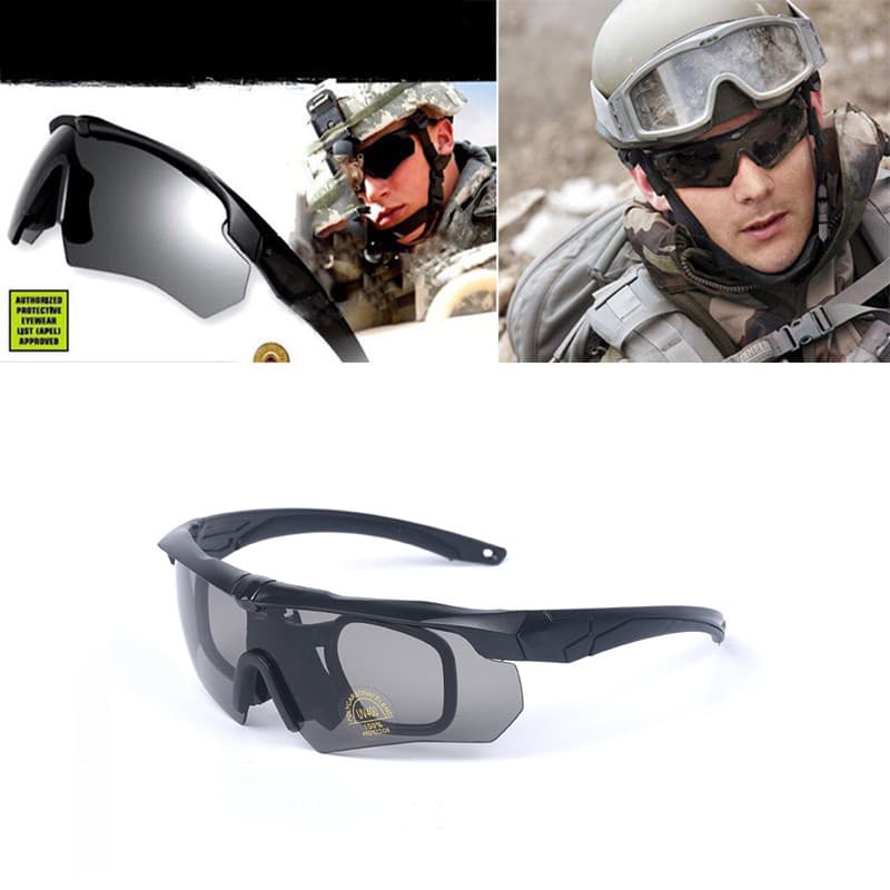Réplica CROSSBOW CROSSBOW Óculos táticos para ciclismo ao ar livre Óculos de sol esportivos Militar Mini óculos CS ao vi
