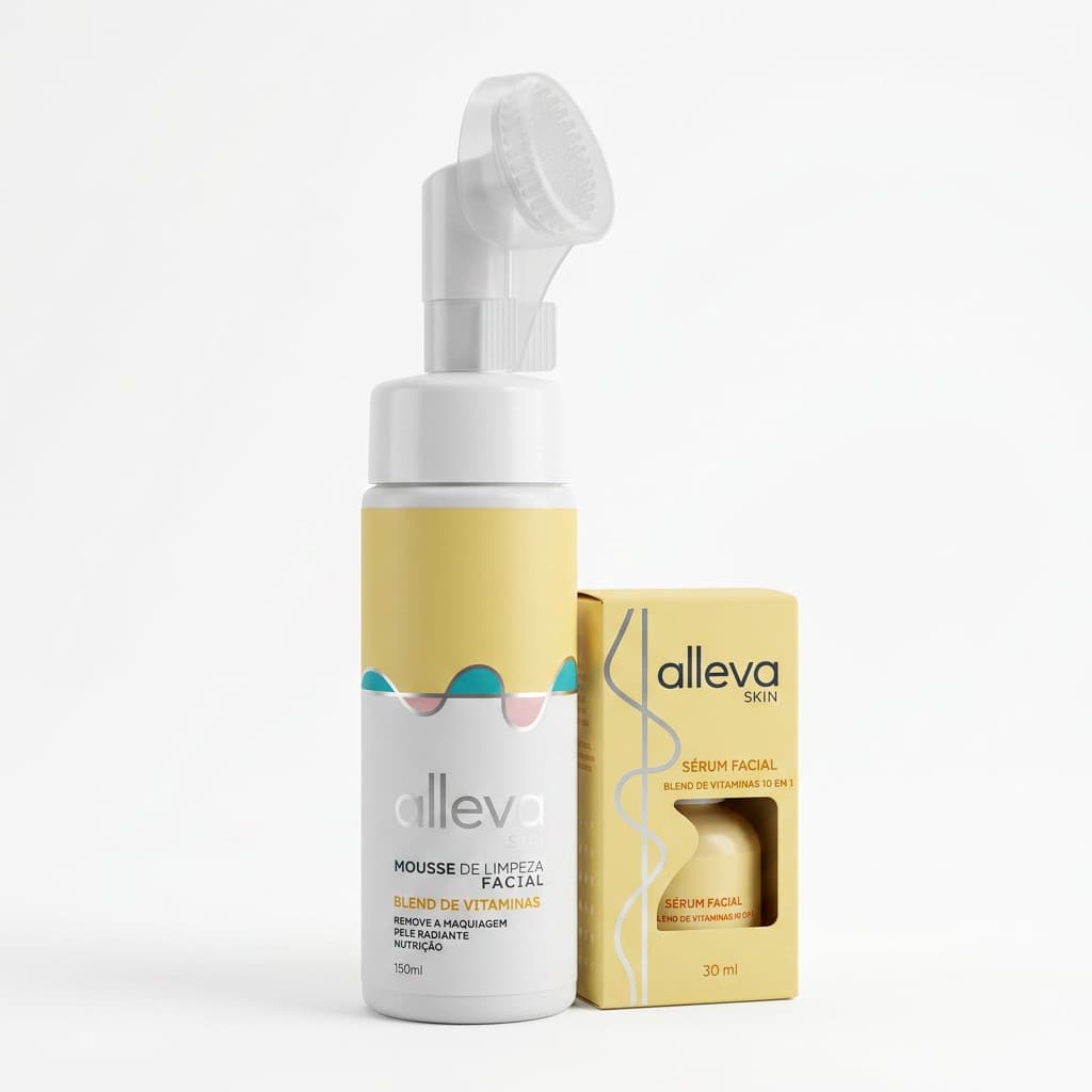 Kit Pele dos Sonhos Mousse Espuma Demaquilante 150ml + Sérum Facial 30mlPromoção Envio Rápido