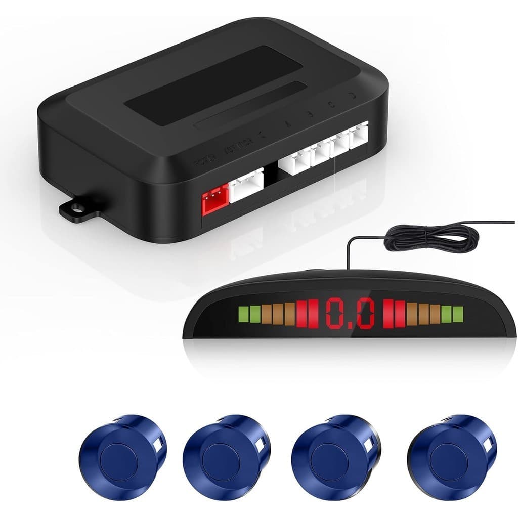 EKYLIN Sistema De Sensores De Backup Reverso Para Veículos Automotivos Com 4 Estacionamento Detecção De Distância + Disp