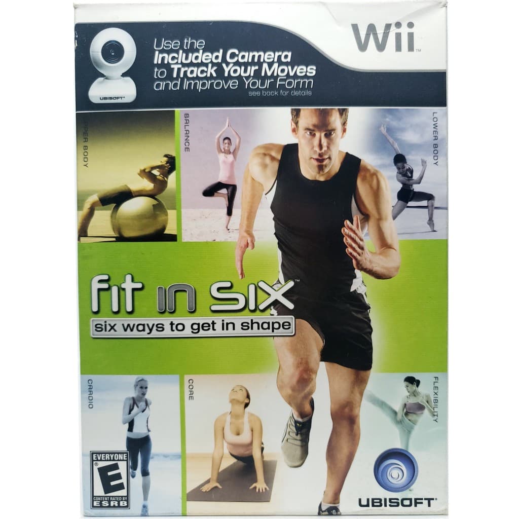 Fit In Six Wii com Camera Original Completo Raridade CIB