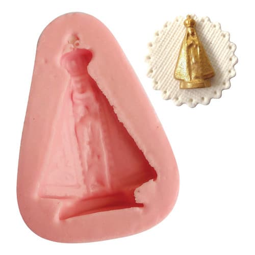 Molde De Silicone Nossa Senhora Aparecida Pronta Entrega