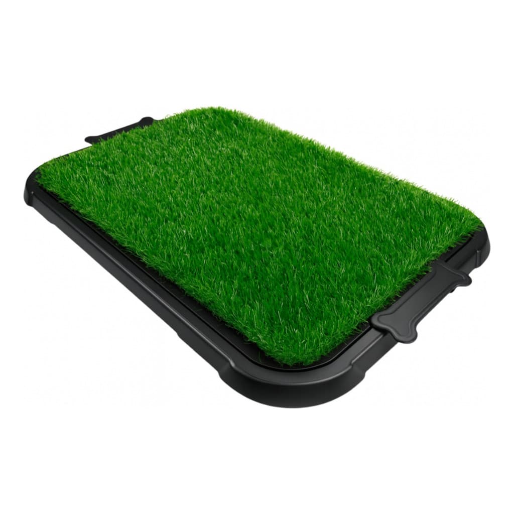 Banheiro Pet com Grade e Grama Sintética Ecopet P/ Cães Extra Grande