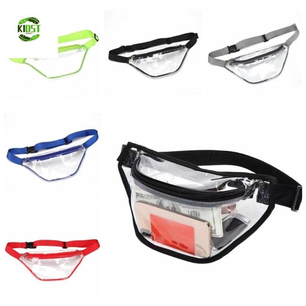 Bolsa De Peito De PVC KIDST , Cintura Transparente À Prova D'água Com Zíper Ombro Para Telefone Crossbody