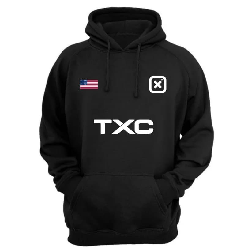 Moletom Canguru Masculino Estampado TXC EUA Texas Modelo Country Unissex Flanelado Alta Qualidade Premium