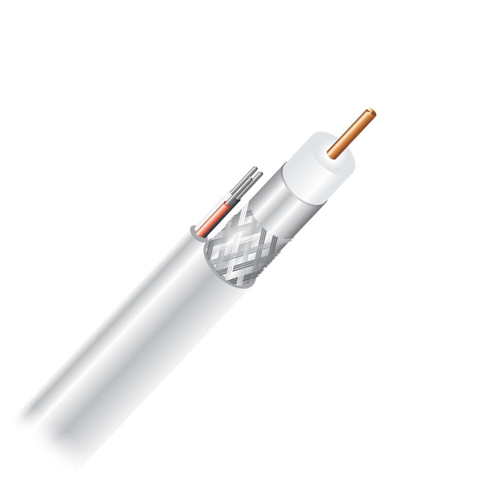 Cabo Coaxial Cabletech Std-40+tp3 Branco Bobina 305 Metros 801214000p01cb22