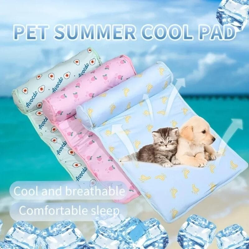 Travesseiro Para Cachorro , Verão , Almofada Resfriamento De Gelo Animais De Estimação , Tapete De Dormir Confortável ,