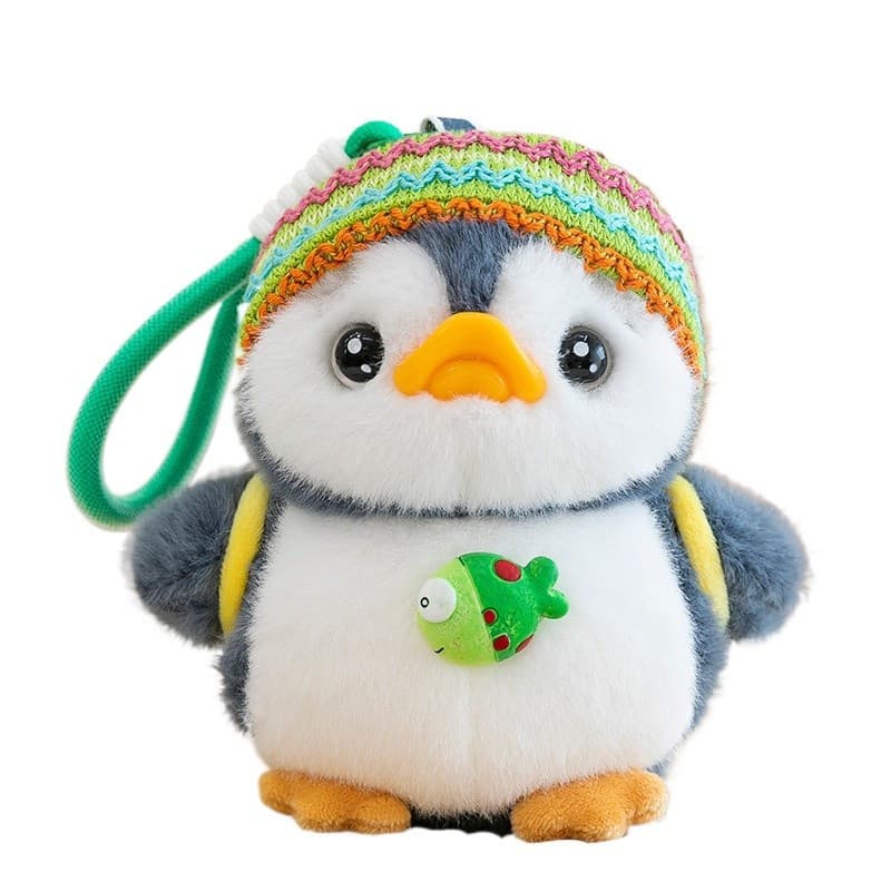 Adoráveis Mini Animais De Pelúcia Pinguim Brinquedos , 6 Polegadas Bonito Macio Pequeno Bichos Pendurados , Chaveiro De