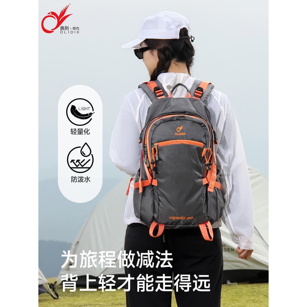 Mochila feminina viagem mochilas leves de viagem