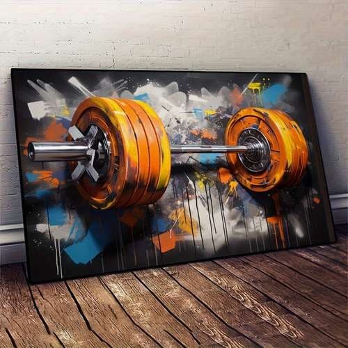 quadro decorativo Academia para sala quarto cozinha hall /sem moldura