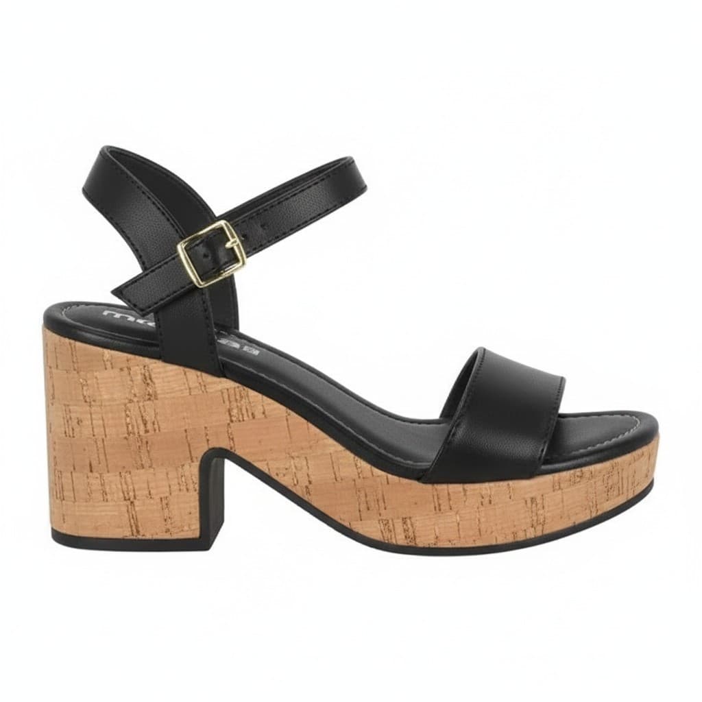 Sandália Feminina Moleca  Salto Bloco Meia Pata 5549.102