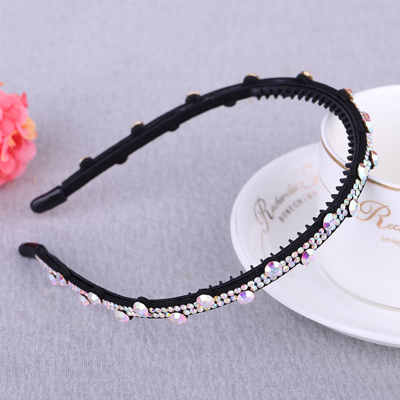 Acessórios de cabelo senhoras grande strass bandana senhoras acessórios de casamento