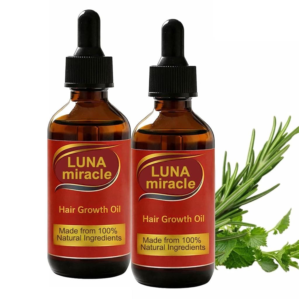 Óleo para Crescimento Capilar LunaMiracle, Sérum para Crescimento Capilar, Óleo Essencial para Densidade Capilar, Óleo F