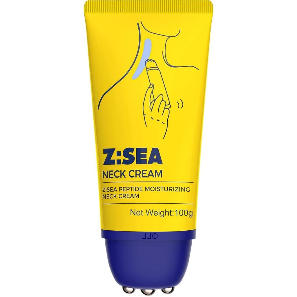 Z:SEA Firmador de Pescoço com Rolo, para Firmar e Levantar Pescoço e Peito, para Pele Flácida, Hidratante Anti-idade e A
