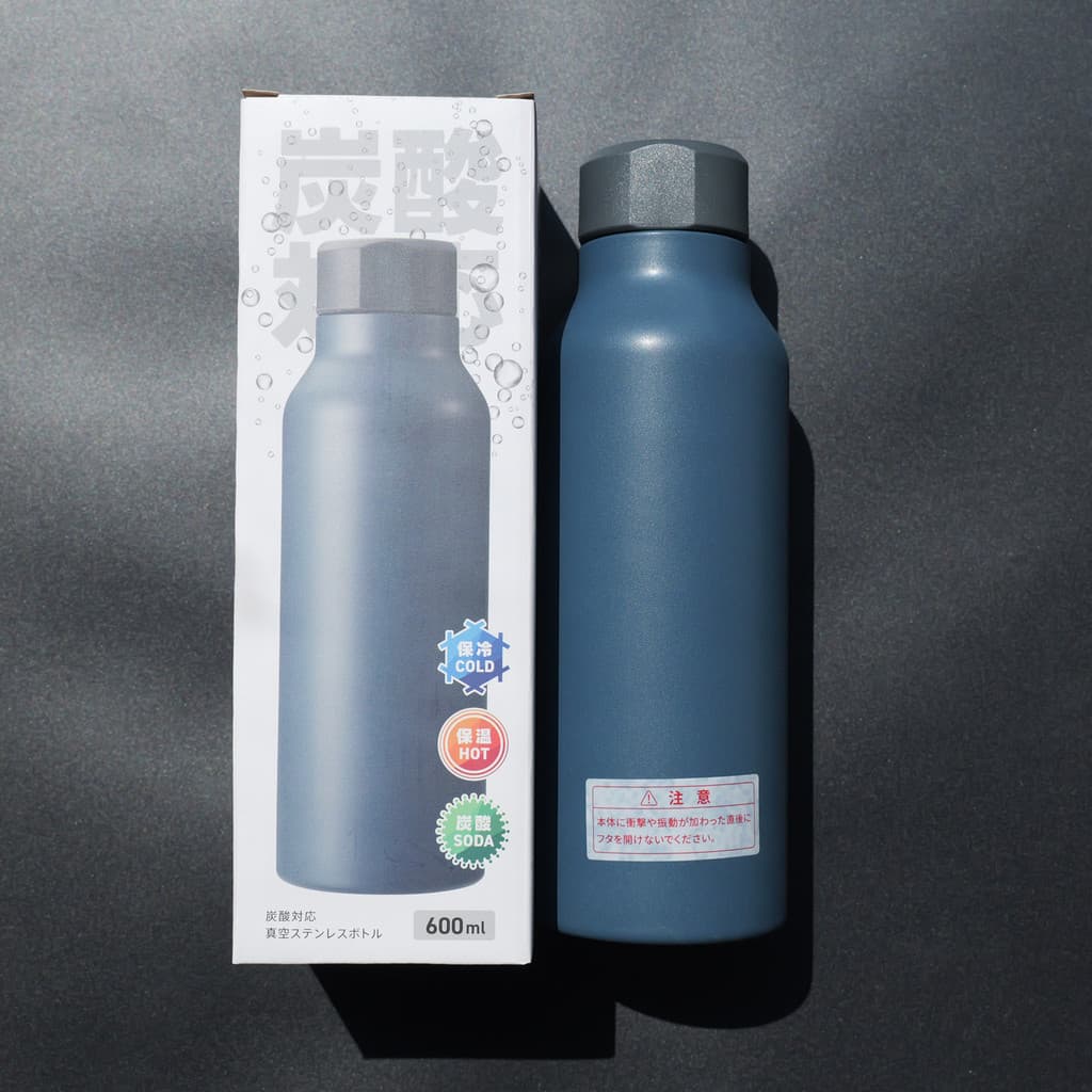 Japonês único Cross-Border simples 600ml copo térmico de camada dupla bebida carbonatada refrigerante café leite revesti