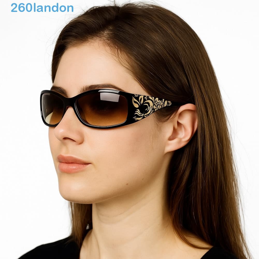 Óculos De Sol Com Strass LANDON , Olho De Gato PC UV400 Esportivos Y2K Estilos Coreanos